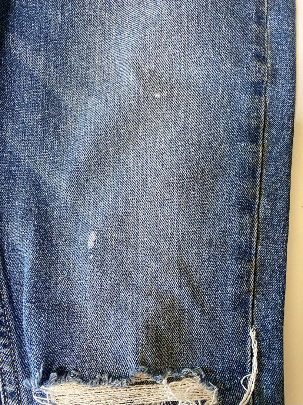GAP Vintage Slim Sky High Distressed Jeans Size 0 - Picture 4 of 5